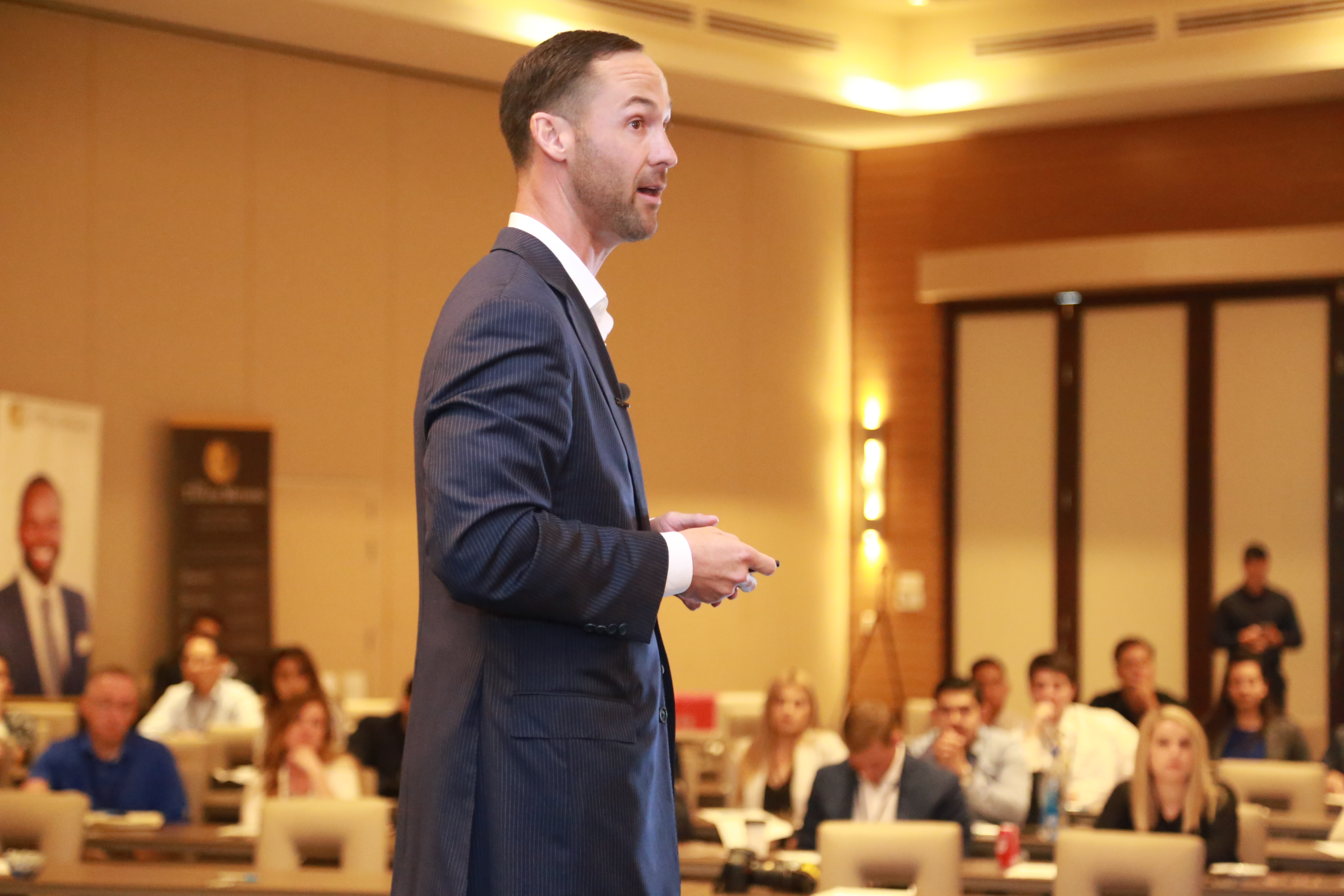 Man giving a presentation